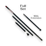 Anson PDR The Wood Breakdown Hail Rod, a 3-piece carbon fiber dent removal tool with 4 tip locations and a weighted ball.