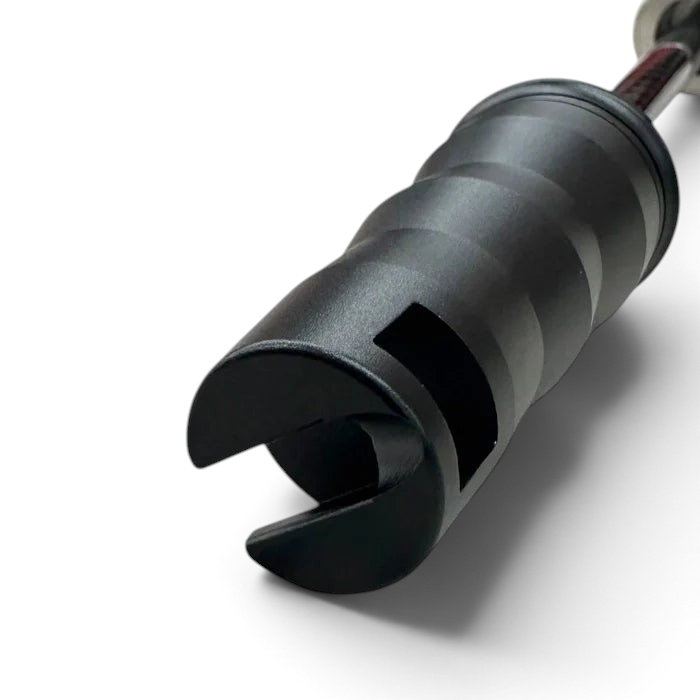Anson PDR WQ Chilly Willey slide hammer featuring a black anodized aluminum head with a semi pass-through window design