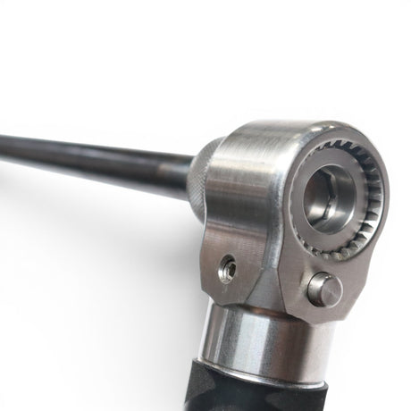 Anson PDR Tactical Guerrilla Grip Ultra Dent Tools Hub Adapter, metal, with knurled handle and locking mechanism.
