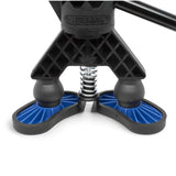 Keco Robo Mini Lifter showing adjustable pivoting feet with blue inserts and central tension spring