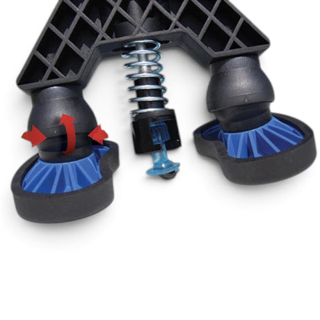 Keco Robo Mini Lifter showing adjustable pivoting feet and spring tension mechanism for glue pull repair