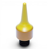 Anson PDR yellow and tan knockdown tip with black threaded base. Match Grade Pee Wee dent repair tool.