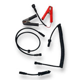 Anson PDR accessories including alligator clips, coiled cable, and cigarette lighter adapter for PDR lights.