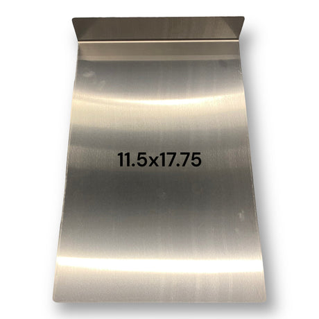 Anson PDR stainless steel metal window guard with a 2-inch lip for paintless dent repair, size 11.5 by 17.75 inches.