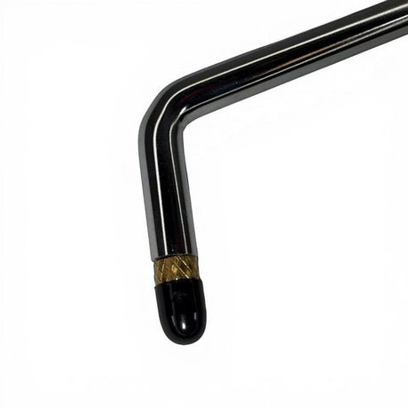 Anson PDR stainless steel paintless dent repair rod with angled tip and black protective cap.