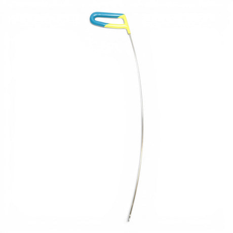 Anson PDR Tequila Rattlesnake 3/4" tail PDR tool with blue and yellow handle and curved metal rod.