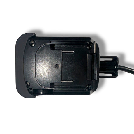 Anson PDR black plastic hail stand receiver plug lock for Elimadent adaptor, secures male plug connection.