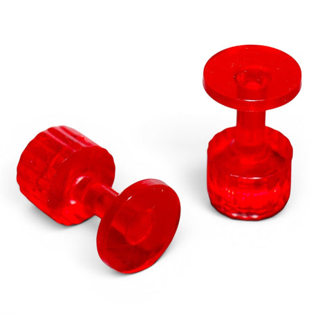 Anson PDR Dead on Dead Center red PDR glue tabs for precise dent repair and finishing work
