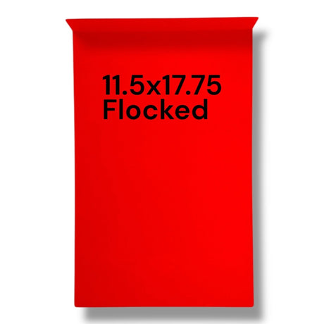 Anson PDR XL flocked metal window guard in red with a 2-inch lip for paintless dent repair