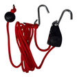 Anson PDR Dent Engineer 1/4 inch rope ratchet with red paracord and black metal hardware on a white background