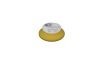 Anson PDR Rupes D-A FINE yellow finishing foam pad for paint defect removal and high-gloss polishing.