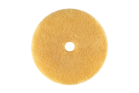 Anson PDR Rupes D-A medium wool polishing pad with yellow foam backing for dual action tools and defect removal.