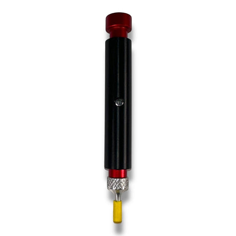 Anson PDR Dent Vision ShockBlocker X4 knockdown tool with black body, red accents, and yellow Galaxy tip.