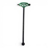 Anson PDR Tactical Blending Hammer in green with a carbon fiber shaft, featuring a modular design and rubber tips.