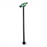 Anson PDR Tactical Blending Hammer with a green anodized aluminum head, carbon fiber handle, and rubber tips.