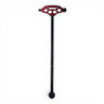 Anson PDR Tactical Blending Hammer with a red anodized aluminum head, carbon fiber handle, and rubber tips for PDR work.