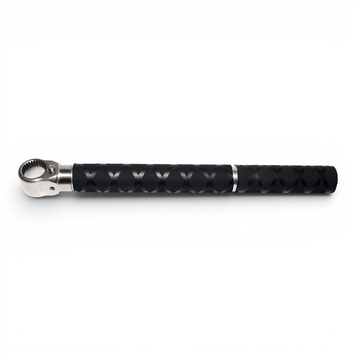 Anson PDR Tactical Guerrilla Grip handle with stainless steel ratcheting head and textured black grip.