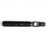 Anson PDR Tequila Econoline compact indexing handle with black x-grip and stainless steel push-button hub mechanism.