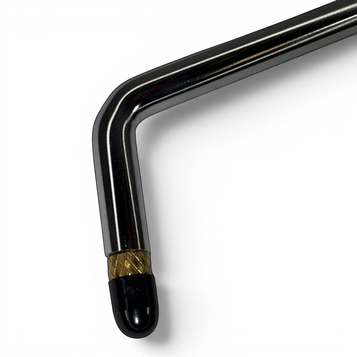 Anson PDR Tequila Compact HUB stainless steel rod with a precision-angled tip and protective soft black cap.