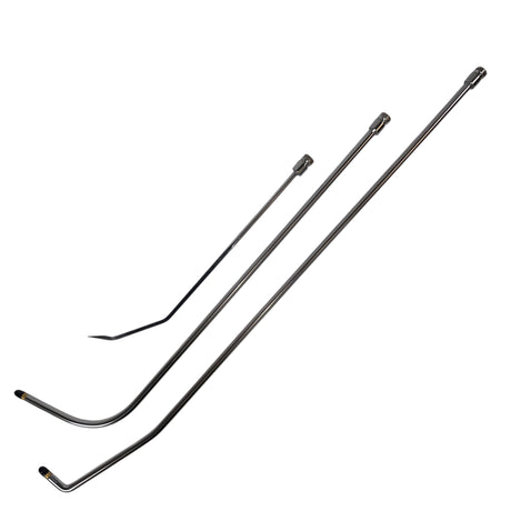 Anson PDR Tequila Compact HUB stainless steel rods set including double pick and interchangeable door lord tools.