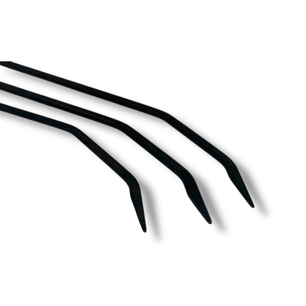 Anson PDR Tequila DG door handle set of 3 with tactical inline grip. Black spring steel PDR tools with sharp tips and double bends.
