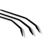 Anson PDR Tequila DG door handle set of 3 with tactical inline grip. Black spring steel PDR tools with sharp tips and double bends.
