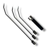 Anson PDR Tequila DG door handle set with tactical inline grip and 3 spring steel rods for PDR.