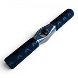 Anson PDR Tequila Double Header Rod Hub Handle with black textured grips and polished metal center.