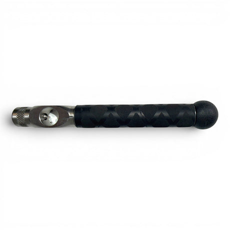 Anson PDR Tequila Econoline compact indexing handle made of stainless steel with a black 4-inch x-grip handle.