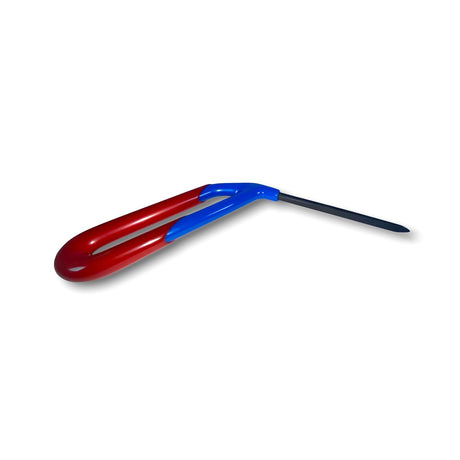 Anson PDR Tequila FvD 4 inch hand tool with red and blue handle and diamond tip.