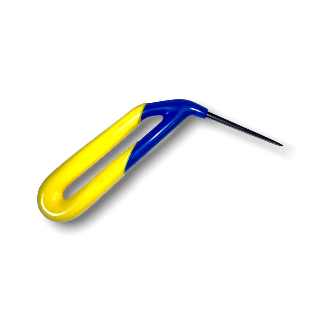 Anson PDR Tequila FvD set hand tool with yellow and blue handle and sharp diamond tip. Ideal for tight spots.