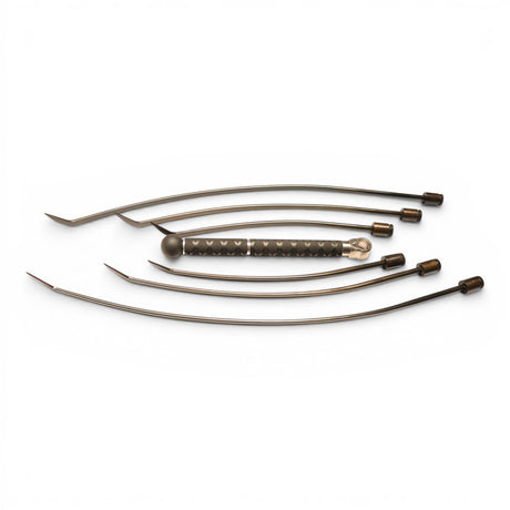 Anson PDR Tequila Indexing Hub Arched Hand Tool 3/8" set with Guerilla Handle and multiple arched metal rods.