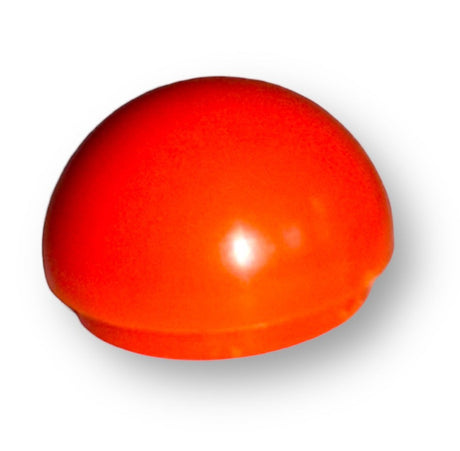 Anson PDR Tequila Sunrise soft tip, high visibility orange urethane with aluminum base. Designed for pushing, blending, or knocking down.