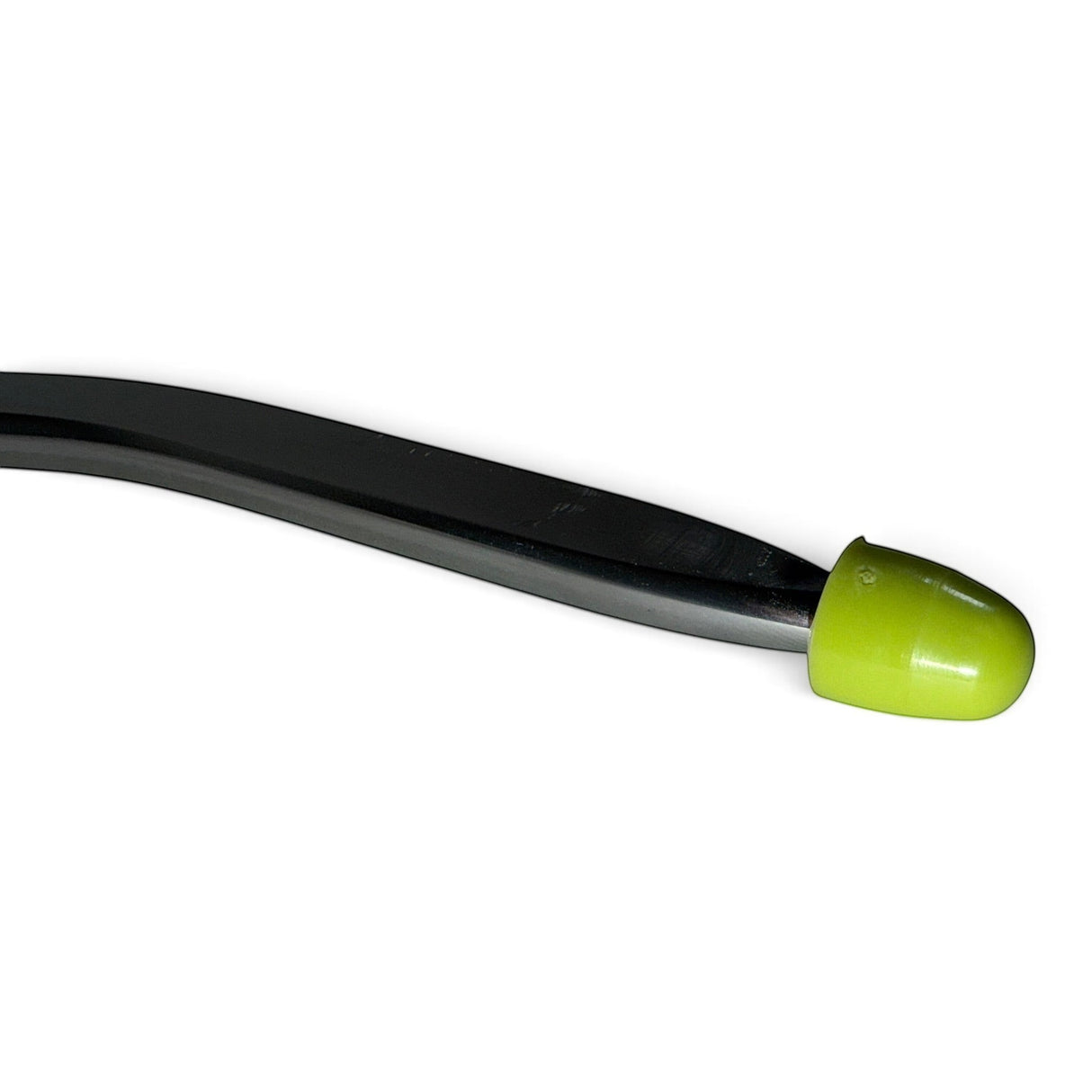 Anson PDR Tequila Tools Door Lord stainless steel rod with a shaved BB tip and a green apple pushing tip attached.