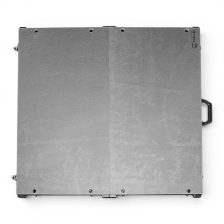 Anson PDR TK Tools hood stand with an anthracite work surface, featuring multiple clamping points and a side handle.