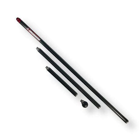 Anson PDR The Wood Breakdown Hail Rod, a 3-piece carbon fiber PDR rod with a weighted ball.