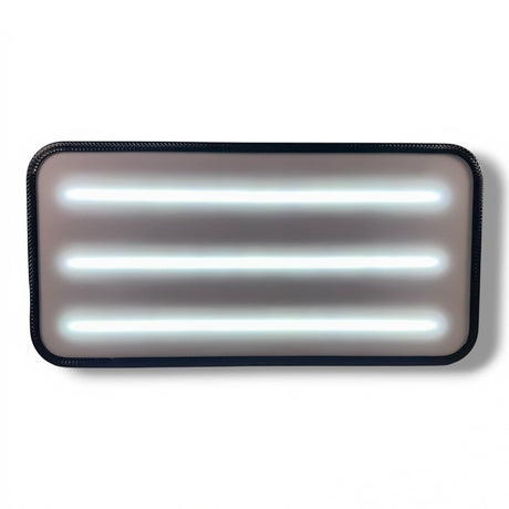 Anson PDR X-Factor Mini 14" PDR light with three white LED strips and a black protective band.