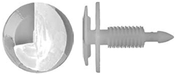 White Door Panel Retainer 1648PK