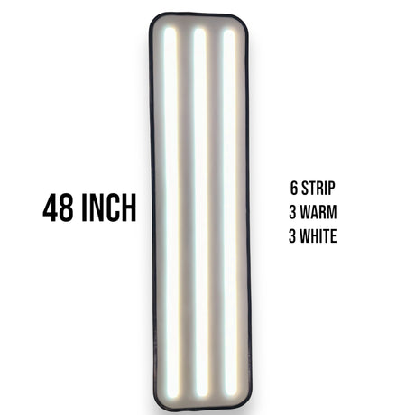 Anson PDR 48-inch PDR light with 6 strips, 3 warm and 3 white LEDs, for paintless dent repair.