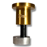 PDR Outlet 20mm gold stainless steel cold glue tab with black screw for dent repair
