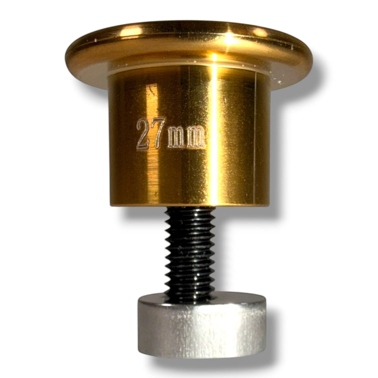 PDR Outlet 27mm gold stainless steel cold glue tab with black screw for dent repair