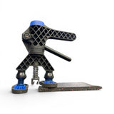 Anson PDR Black Plague Robo Legs adjustable aluminum lifter feet for Keco Robo Lifter, K-Beam, and K-Beam Junior. Black with blue accents.