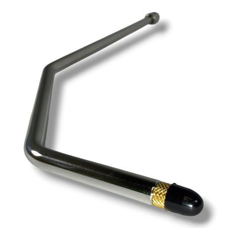 Anson PDR Compact Hub Fender Tool Rods, 18-inch, 3/8 diameter, metal PDR rod with a rounded tip and black cap.