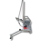 Anson PDR Econo Light Stand base with wheels, battery tray, and jumper cables.