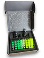 Anson PDR Super Straight Glue Tab System kit with green and yellow tabs and black pullers in a box.