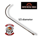 Anson PDR Tequila Moto Rod tool, 1/2 inch diameter, designed for motorcycle paintless dent repair.