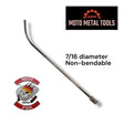 Anson PDR Tequila Moto Rod tool, 7/16 diameter, non-bendable, for motorcycle dent repair.