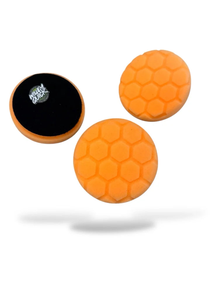 Willey Quick Orange Pollen Polishing Mini Buffer Pad