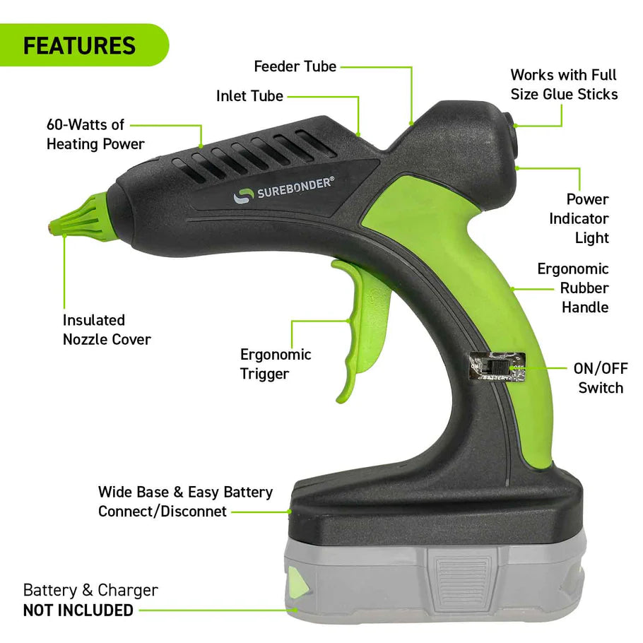 Ryobi Cordless Glue Gun Surebonder