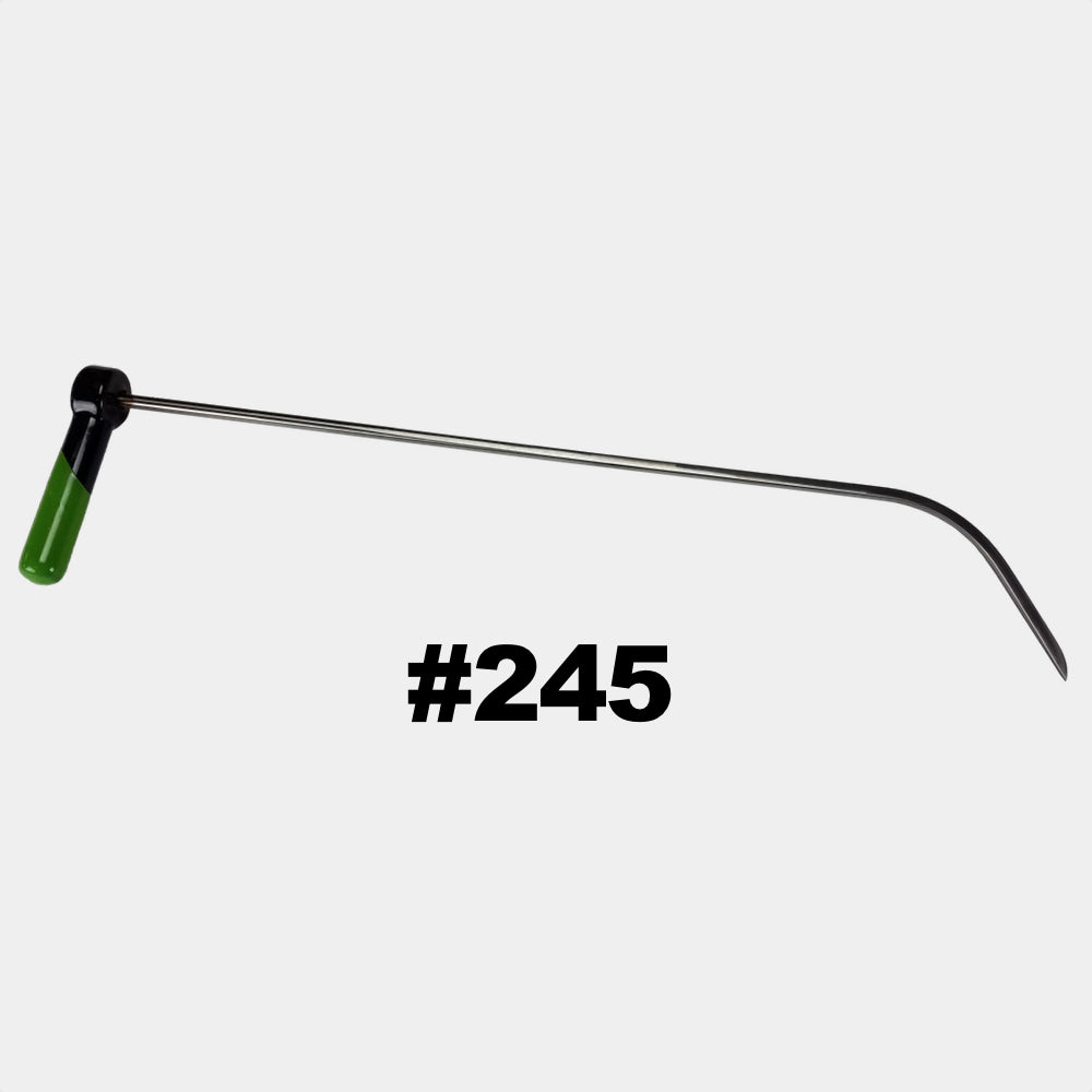 PDR Finesse #245 26", 3/8" Diameter Door Tool, Slow Bend, and the MT Sharp Tip, and 5" Foot, Adjustable Handle